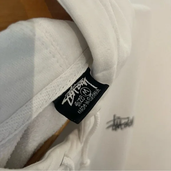 Stussy White Hoodie - Picture 6 of 8